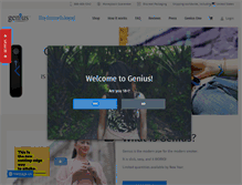 Tablet Screenshot of geniuspipe.com